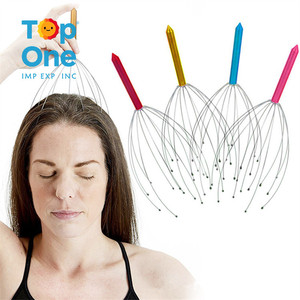 Top One <b>Scalp</b> Massager Handheld Claw Head Messager <b>Scalp</b> Massager Tool With Steel Balls For Relaxation - Product Image 6
