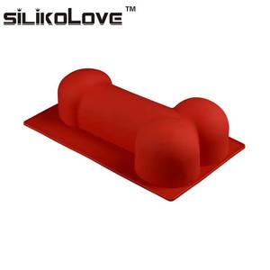 Molde de Silicona para Pastel con Forma de Pene, Marca MUYULINS, Platino LFGB, Antiadherente, Libre de BPA - Product Image 3