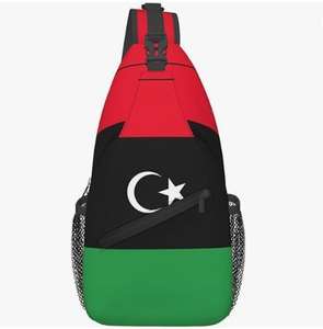 Drapeau du Sénégal Sac à bandoulière personnalisé de haute qualité Sacs à dos à bandoulière Sacs de poitrine fissurés - Product Image 4