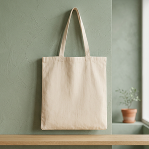 <b>Canvas</b> <b>Tote</b> <b>Bag</b> Solid Color Minimalist Style Open Top All Seasons Shopping Reusable <b>Bag</b> - Product Image 3