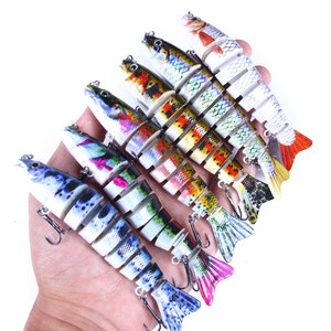 Soldes <span class=keywords><strong>de</strong></span> liquidation, leurre <span class=keywords><strong>de</strong></span> pêche artificiel réaliste multi-articulé, 18g, 127mm, leurre dur - Product Image 1