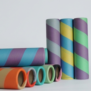Tubo de Hilo de Papel Impreso con Patrón de 69x3.5x295mm, Concentricidad Exacta para Hilado sin Costuras, Fabricante de Vietnam - Product Image 1