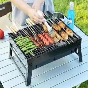 Bếp Nướng BBQ Ngoài Trời Bằng Than Củi Di Động Nhà Máy Chuyên Nghiệp