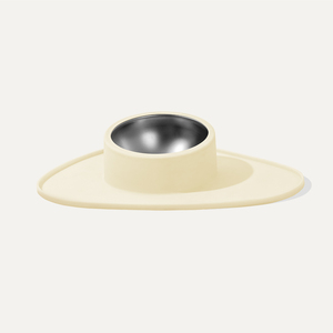 Bol pour chien en silicone de qualité alimentaire moderne et durable avec logo personnalisé, inserts amovibles en acier inoxydable, base antidérapante pour un nettoyage facile - Product Image 1