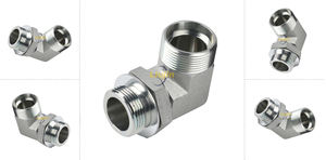 Adaptateurs hydrauliques Liujin en acier inoxydable haute pression 30-50Mpa, filetage métrique, Chine Zhejiang, vente en gros, tuyau léger personnalisé - Product Image 4