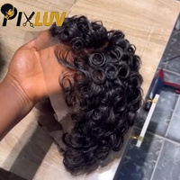 Perruques courtes bob en cheveux humains, perruques sans colle à dentelle frontale, perruques en cheveux humains coupe pixie à dentelle frontale, fournisseurs de perruques en cheveux indiens bruts