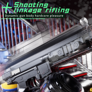Nouveau pistolet à eau électrique MK6, jouets lanceurs d'eau noirs, puissants, longue portée, automatiques, pour enfants et <span class=keywords><strong>adultes</strong></span>, <span class=keywords><strong>jeux</strong></span> en plein air - Product Image 3