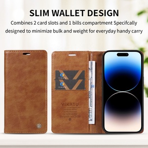 เคสหนัง PU มีกระเป๋าใส่บัตรสำหรับ iPhone 16 PRO MAX 16 Pro 16 PLUS 16 A-975 - Product Image 6