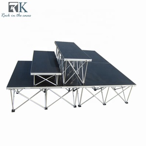 Plataforma de escenario de boda portátil de concierto ligero plegable de escenario móvil de aleación de aluminio para eventos - Product Image 6