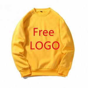 OEM Custom Logo Premium Crewneck Embossed Pullover Hoodie Premium Knitted Blank Screen Printed Multi Colors S-4XL Winter - Product Image 1