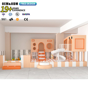 CE Certified Steel Kids Indoor Playground Equipment Soft Children Slides Interactive Games With Safety First Engineering - Product Image 1