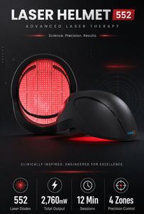 Casco Láser VCSEL de 552 Diodos y 655nm para el Crecimiento del Cabello, con Certificación 510K y CE, Tratamiento de 4 Zonas para la <span class=keywords><strong>Alopecia</strong></span> Androgenética, OEM - Product Image 2