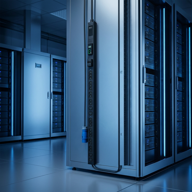 APC Easy Rack PDU Metered 0U 1 Phase 7.4kW 230V 32A PDU Power Distribution Unit Cabinet EPDU1132M