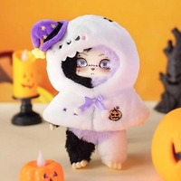 LO KIKI Trick and Treat Series Boîte aveugle Jouets en peluche pour garçons et filles Cadeaux d'Halloween POP MRAT Boîte mystère