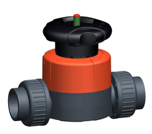 "GF PP-H 517 Diaphragm W/PP-V Flange | PTFE/EPDM DN50 <b>Socket</b> PN10 | Corros-Resist Chem/Water/Pharma - Product Image 4