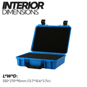 Boîte de protection rigide pour instruments et équipements, en plastique PP, <span class=keywords><strong>vide</strong></span>, pour équipement de mesure, utilisation en extérieur - Product Image 3