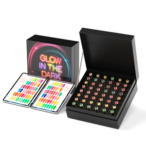 JTING terbaru kedatangan unik 48 warna cat kuku gel koleksi bercahaya cahaya dalam gelap cat kuku set OEM ODM perlengkapan kuku - Product Image 6