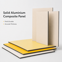 Panneau composite en aluminium ACP ACM 4 mm Alucobond 1220x2240 PVDF PE écologique pour façade de bâtiment