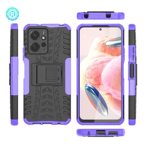 Casos de telefone móvel anti-choque para Xiaomi Redmi Nota 12 4g nota 12 pro TPU PC tampa do telefone celular