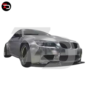 Kit de Carrocería Estilo Ancho LB para BMW Serie 3 E92 E93 M3 310 320 <span class=keywords><strong>325</strong></span> (2005-<span class=keywords><strong>2012</strong></span>), con Alerón Delantero, Faldones Laterales y Guardabarros - Product Image 4