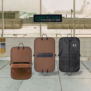 Strong Heavy Duty Non-Woven Handles Storage <b>Garment</b> Bag Carrier for Men's Suits 60X100CM - Product Image 3