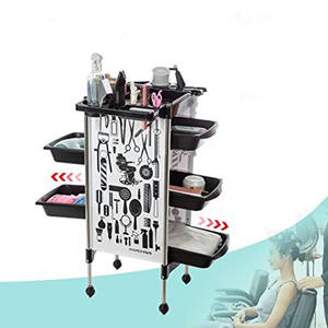 थोक उच्च गुणवत्ता सैलून ट्राली <span class=keywords><strong>5</strong></span> दराज स्पा बाल सैलून ट्राली सैलून उपकरण भंडारण ट्राली ट्रे - Product Image 3