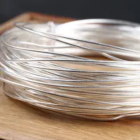 Wholesale Pure Silver Wire 9999 925 Sterling Silver Jewelry Making - China Silver  Wire, Silver Litz Wire