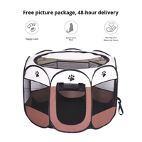Cage octogonale pliable et respirante en tissu Oxford pour chat, idéale pour l'extérieur – Vente directe usine