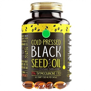 Capsules de gel moules <span class=keywords><strong>d</strong></span>'<span class=keywords><strong>huile</strong></span> de nigelle biologique pressée à froid, marque privée personnalisée, vente en gros, 60 unités, enrichies en vitamine E pour la santé des cheveux, de la peau et des ongles - Product Image 1