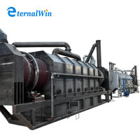100KG ~ 1000KG/H Continue productie-apparatuur voor biochar van koolstofstaal met lange levensduur