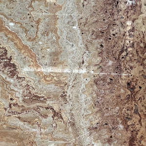 Мраморные плиты BYT010 из радужного травертина, современная настенная плитка для ванной, шлифованная поверхность, столешница для кофейного столика, розовая травертиновая плита - Product Image 2