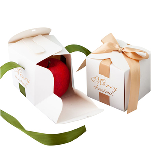 <span class=keywords><strong>Caja</strong></span> de papel para <span class=keywords><strong>dulces</strong></span>, <span class=keywords><strong>dulces</strong></span>, Chocolate, manzana, Feliz Navidad, regalo pequeño, recuerdo de explosión, venta al por mayor - Product Image 2
