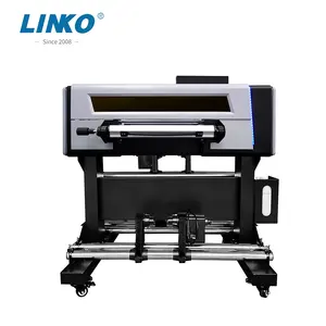 Linko Xp600 Printkop A2 420Mm Grote Kristallen Tafelblad Uv Dtf Printer Film Sticker Overdracht Logo Printer Eenvoudig Te Bedienen