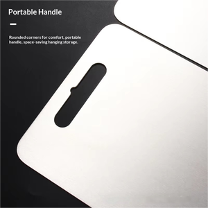 Papan Pemotong <span class=keywords><strong>Titanium</strong></span> Murni GR1 Standar <span class=keywords><strong>ASTM</strong></span> <span class=keywords><strong>B265</strong></span> Tahan Lama Ringan & Mudah Dibersihkan untuk Penggunaan Dapur dan Rumah - Product Image 1