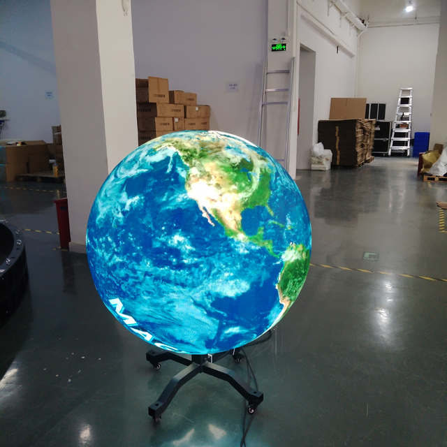 Indoor 360 Degree Globe Led Ball Display Sphere Ball Screen Round Screen Spherical for Shopping Mall