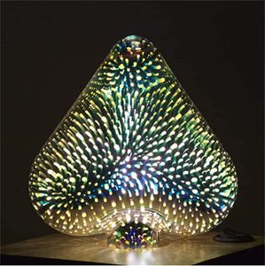 Lampadina LED a Forma di Cuore <span class=keywords><strong>E27</strong></span> <span class=keywords><strong>Vintage</strong></span> a Risparmio Energetico Creativa per Decorazioni Festive con Effetto Fuochi d'Artificio 3D Colorati - Product Image 6