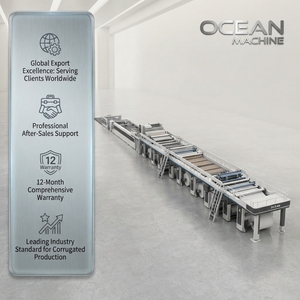 Línea de Producción de Cartón Corrugado de 3, 5 y 7 Capas, Totalmente Automática, con Ancho de Trabajo de 2500 mm, Personalizada para Plantas de Cartón Corrugado - Product Image 1
