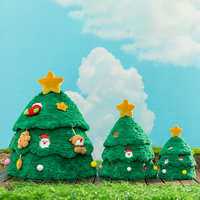 En stock : Adorables jouets en peluche de la série de Noël (Père Noël, Élan, Cerf) et décorations pour sapin de Noël, idéaux pour les cadeaux de Nouvel An et de fêtes.