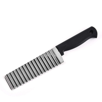 430 acier inoxydable loup-dent pomme de terre vague couteau outil de coupe polyvalent nouveau modèle pour trancher les croustilles