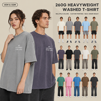 T-shirt en coton rétro décontracté de qualité supérieure, à manches courtes, design personnalisé, 260 g/m², unisexe, été, grande taille, respirant, doux, blanc