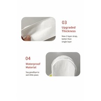 Protège-pattes jetables pour chiens et chats, 20 pièces, imperméables, antidérapants, non toxiques, pour la pluie, la marche et la protection des sols intérieurs, vente en gros pour animaux de compagnie