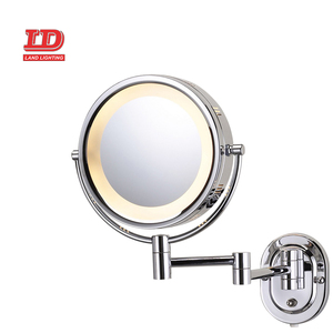 <span class=keywords><strong>Espejo</strong></span> LED para maquillaje, <span class=keywords><strong>espejo</strong></span> de tocador con doble montaje en <span class=keywords><strong>pared</strong></span>, <span class=keywords><strong>plegable</strong></span>, con luz, táctil, 10x - Product Image 1