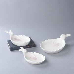 Plato Decorativo <span class=keywords><strong>de</strong></span> <span class=keywords><strong>Porcelana</strong></span> con Diseño <span class=keywords><strong>de</strong></span> Conejo <span class=keywords><strong>de</strong></span> Pascua, <span class=keywords><strong>Huevo</strong></span> y Zanahoria, para Decoración <span class=keywords><strong>de</strong></span> Mesa, Hogar, Acción <span class=keywords><strong>de</strong></span> Gracias, Ramadán, Navidad, San Valentín - Product Image 6