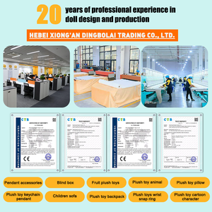 Peluche Pokémon personnalisée en coton PP super doux brodé d'animaux, de haute qualité, durable, anti-stress, vente en gros - Product Image 5