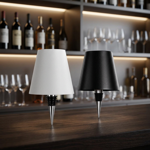 Lámpara de Mesa LED Recargable Moderna, Simple, Ecológica, Portátil, con Función de Atenuación, Control Táctil, Inalámbrica, con Diseño de Botella de Vino - Product Image 3