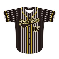 Maillots de baseball personnalisés bon marché pour hommes, uniformes de baseball et de softball, sublimés, en gros, maillots de baseball vierges à boutons