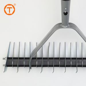 Outils de râteau en acier de sol de scarification de pelouse de jardin de 21 dents - Product Image 2