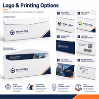 Enveloppe de courrier directe personnalisée avec estampage à chaud SHINY Premium pour campagne marketing haut de gamme, kit d'envoi pour événements boutique