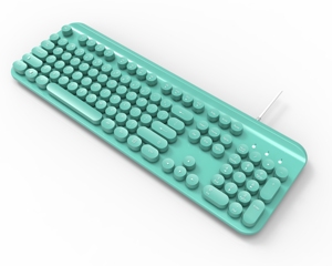 Tùy Chỉnh Đầy Màu Sắc Đầy Đủ Kích Thước 104 Phím Vòng Keycaps Máy Đánh Chữ Bàn Phím Có Dây Cho Máy Tính <span class=keywords><strong>X</strong></span>ách Tay PC - Product Image 3