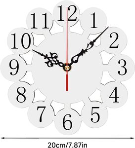 Vetro rivestito <span class=keywords><strong>da</strong></span> 12 pollici per sublimazione <span class=keywords><strong>orologio</strong></span> lucido alto viso famiglia regalo fai <span class=keywords><strong>da</strong></span> te decorazione della <span class=keywords><strong>cucina</strong></span> segnaletica fotografica decorazione personalizzata - Product Image 2